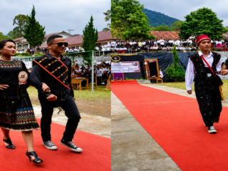 Fashion Show Bernuansa Budaya NTT Semarak di SMA Negeri 2 Langke Rembong Manggarai