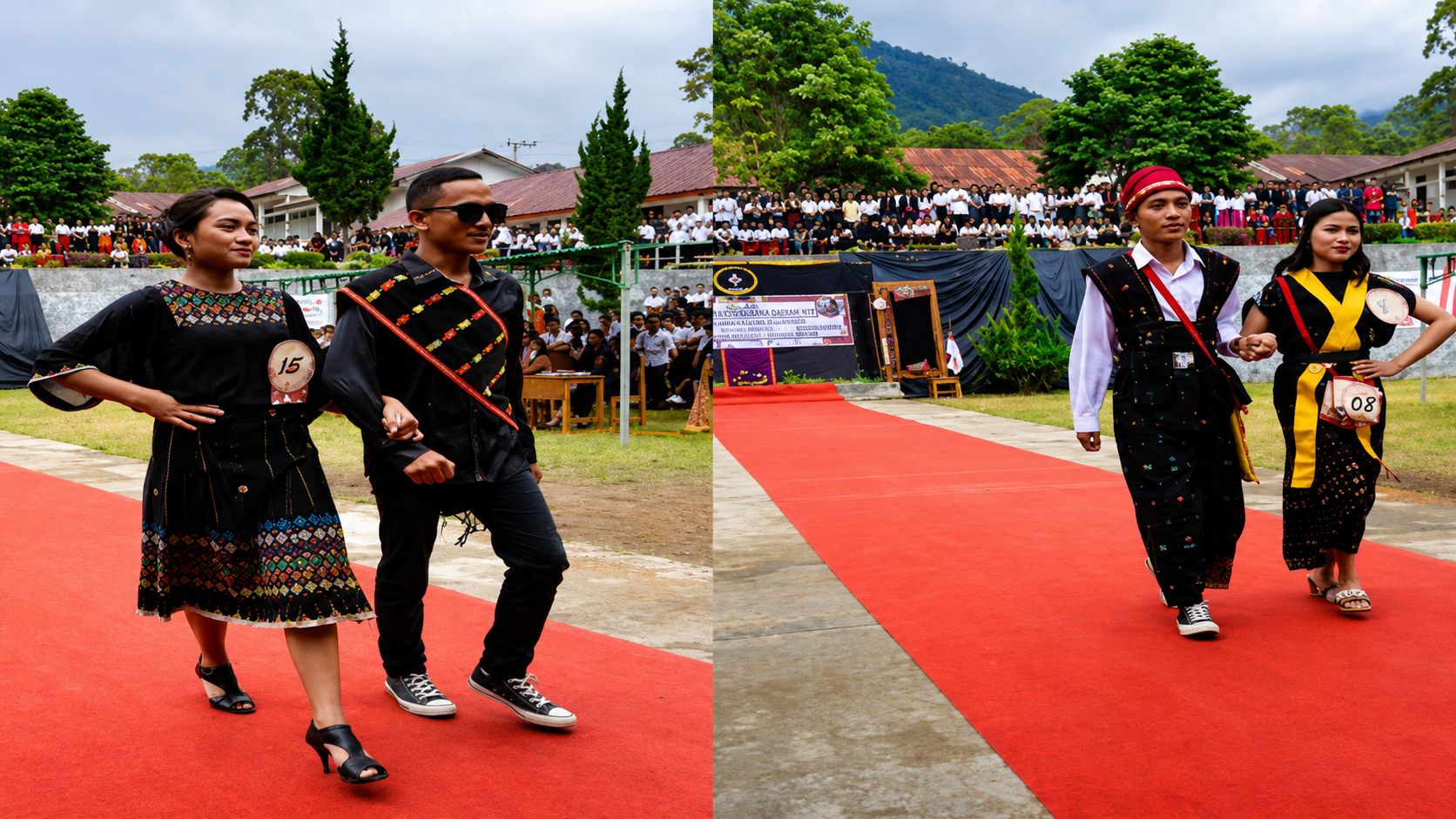 Fashion Show Bernuansa Budaya NTT Semarak di SMA Negeri 2 Langke Rembong Manggarai