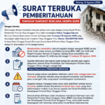 Surat Pemberitahuan Tanggap Darurat Bencana Gempa Bumi