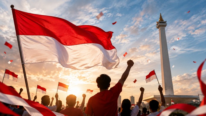 Ilustrasi Ucapan Kemerdekaan