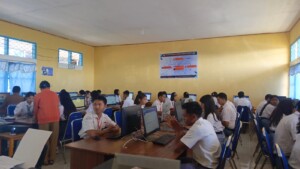 Foto : Peserta didik sedang melaksanakan Gladi TKA dan AN 2026